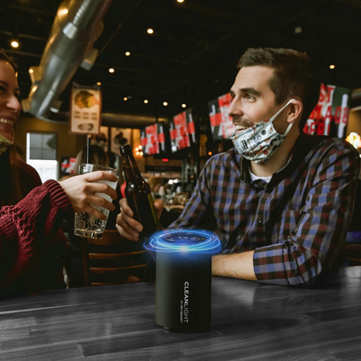 CleanLight Air Pro | UV-C Light Kills 99.99% of Airborne Germs | 160 SQ FT Area - Image 16