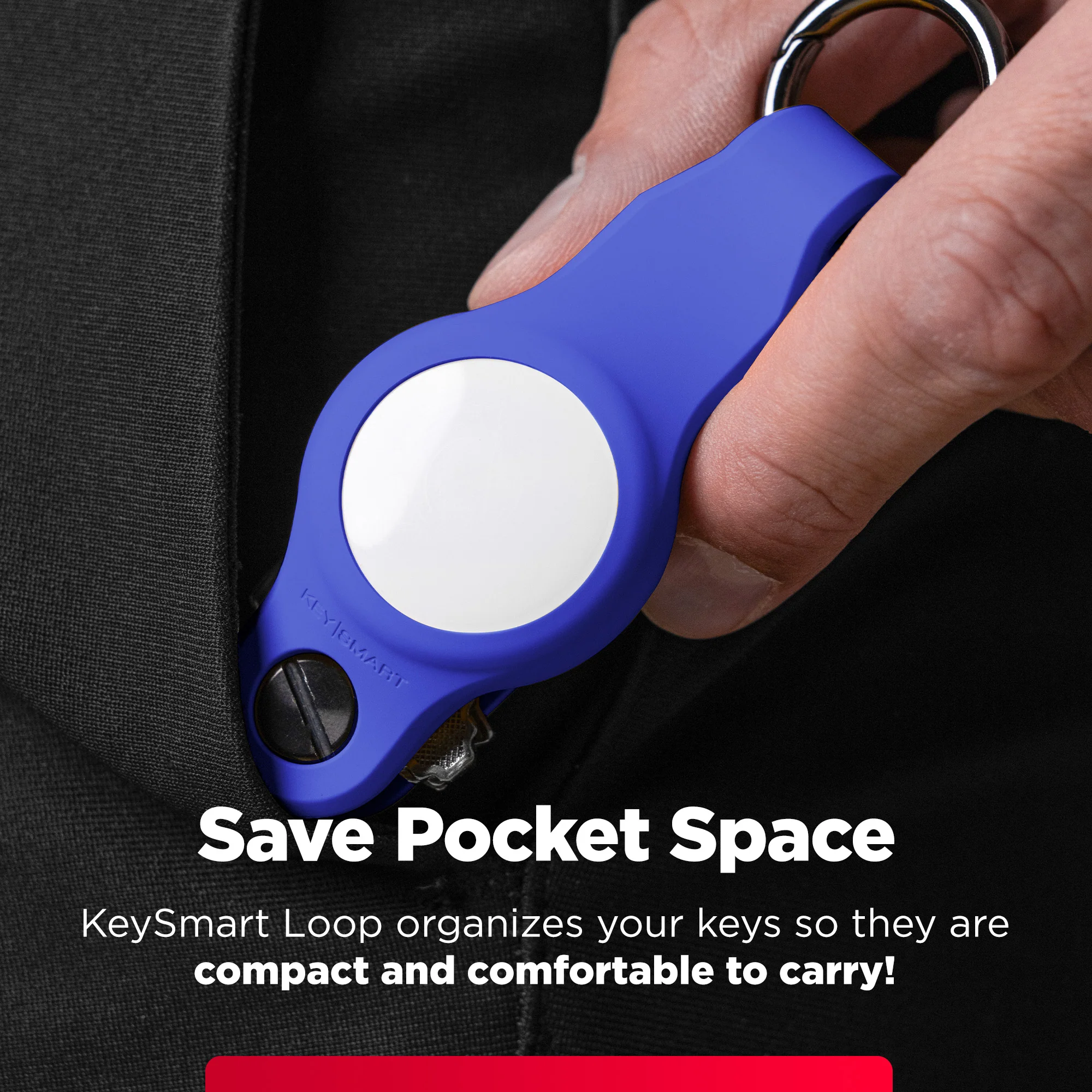 KeySmart Air FKM | Compatible With Apple Airtag | Organize Up To 5 Keys - Image 12