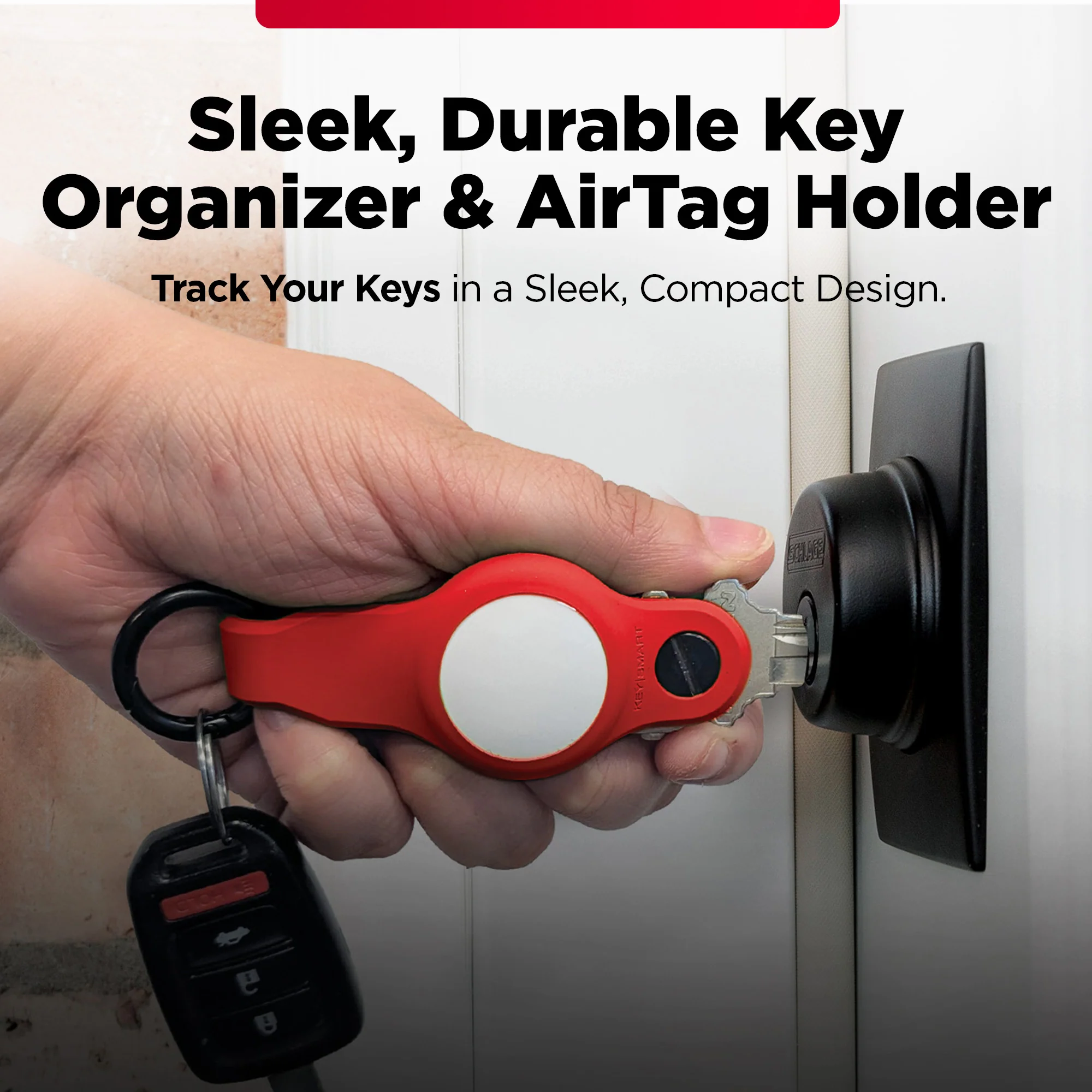 KeySmart Air FKM | Compatible With Apple Airtag | Organize Up To 5 Keys - Image 16