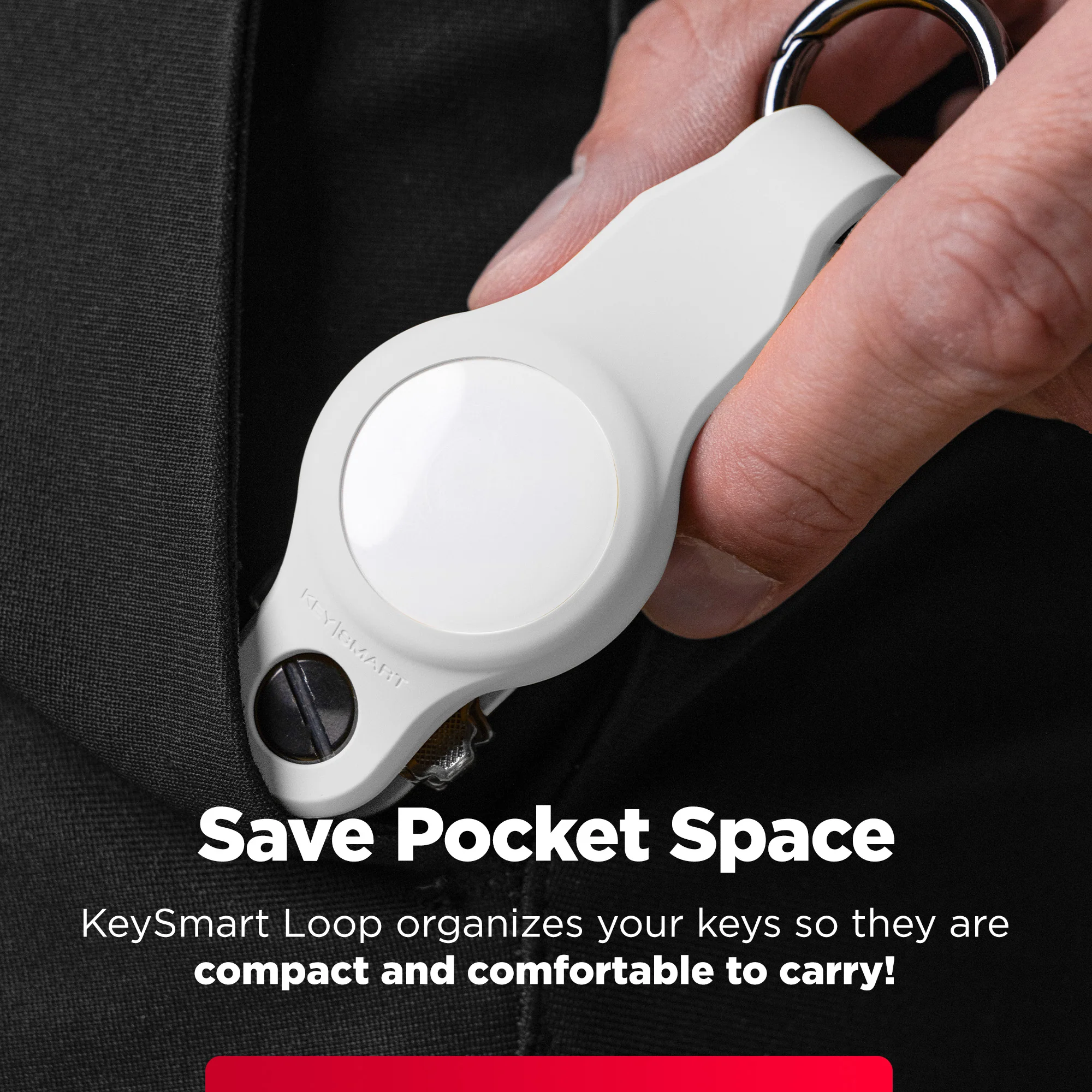 KeySmart Air FKM | Compatible With Apple Airtag | Organize Up To 5 Keys - Image 26